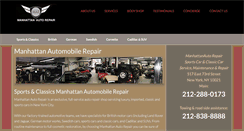 Desktop Screenshot of manhattanautomobilerepair.com